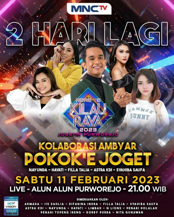 2 Hari Lagi Road to Kilau Raya MNCTV, Goyangin Purworejo Lagi!