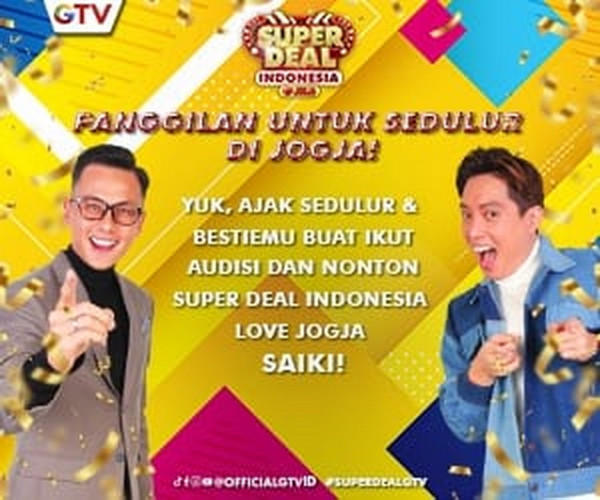 Bagi-Bagi Rezeki Total Ratusan Juta! Yuk Ikutan Super Deal Indonesia Love Jogja