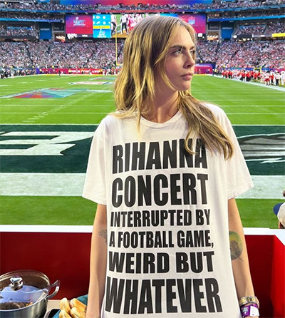 8 Artis Dunia yang Nonton Langsung Aksi Rihanna di Super Bowl 2023 dengan Gaya Andalan Mereka
