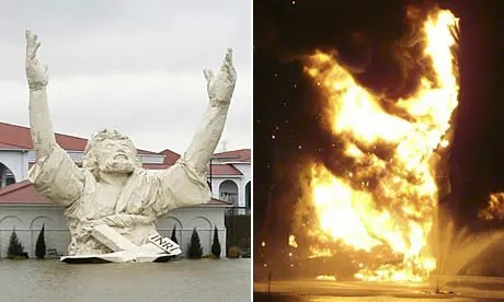 3 Insiden Patung Yesus Disambar Petir, yang Terakhir Terbakar Habis