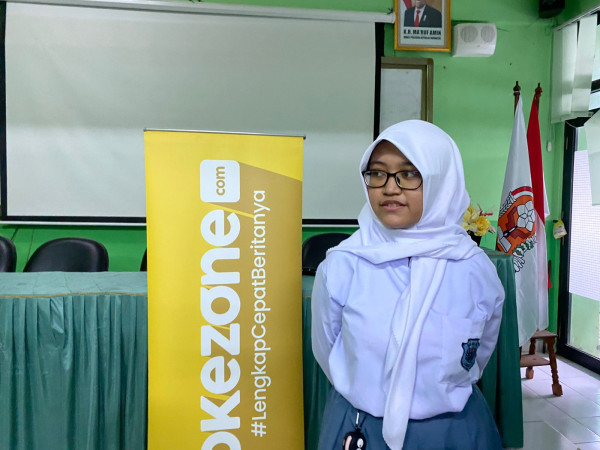 Siswa SMAN 35 Jakarta Nilai Okezone Sidak Prestasi Seru dan Bermanfaat