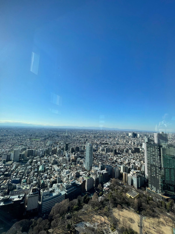 Melihat Gunung Fuji dari Lantai 45 Gedung Pemerintahan Tokyo Metropolitan