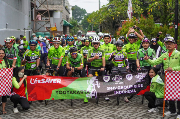 Yogya Group Ride ke-3 GFNY Bali - IFG Life: Menikmati Tanjakan dan Turunan di Yogyakarta