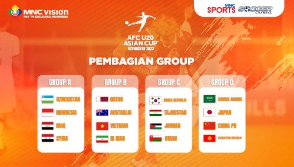 Bersiap, Piala Asia U-20 AFC 2023 Segera Tayang di MNC Vision!