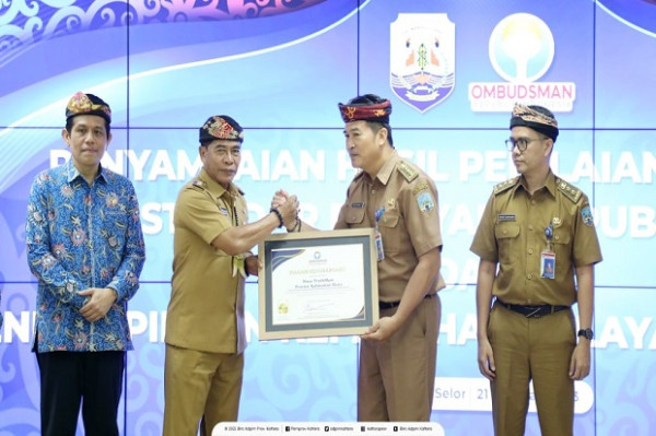 Pemprov Kalimantan Utara Raih Opini Tinggi Kepatuhan Pelayanan Publik dari Ombudsman RI