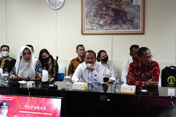 Gubernur Kalteng Sugianto Sabran Teken NKB dengan Rektor Universitas Indonesia