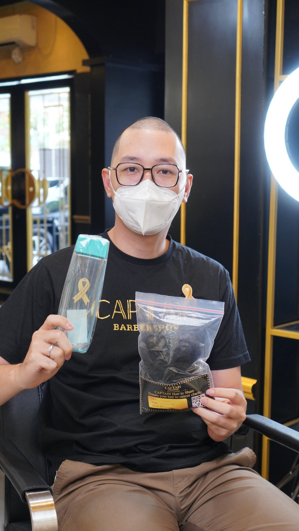 Support Pejuang Kanker, Captain Barbershop Gratiskan Customer yang Mau Botak di Campaign #CaptainCancerCare