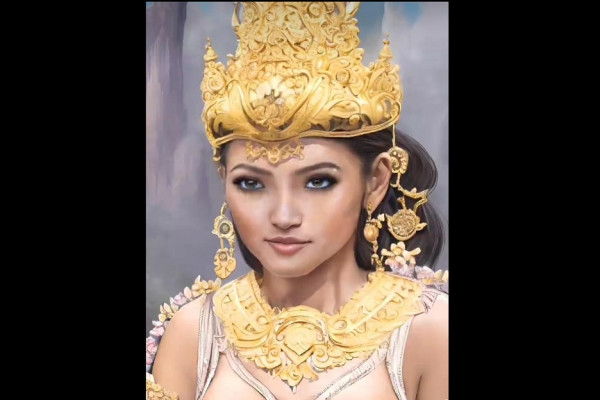 Cantik! Ini Wajah Ken Dedes Hasil Artificial Intelligence, Permaisuri Singasari yang Darahnya Mengaliri Para Raja Nusantara