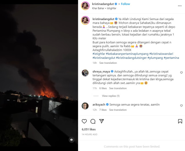 Tinggal Dekat Kebakaran Depo Pertamina Plumpang, Kristina Akui Dengar Ledakan dan Cium Bau Bensin