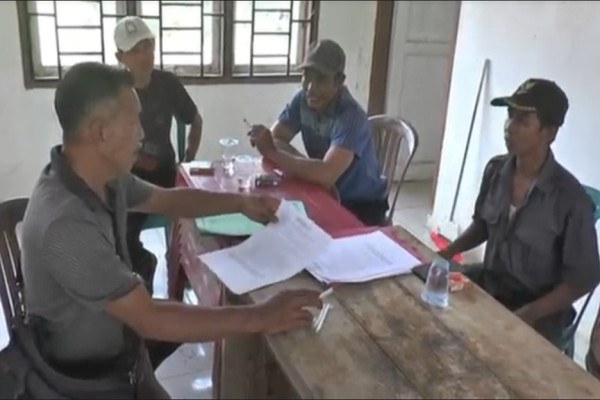 Pilkades Serentak di OKU Selatan Segera Digelar, Calon Kades Bacakan Ikrar Perdamaian