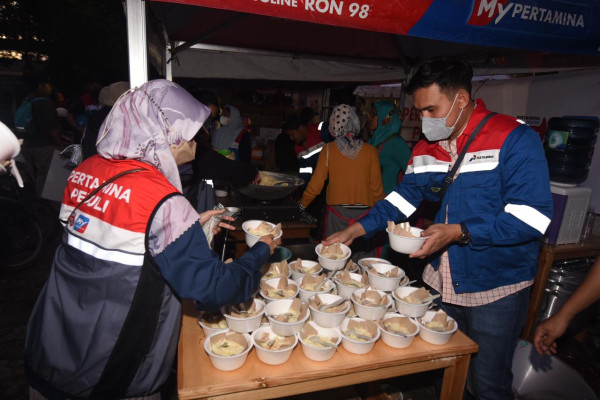 Relawan Perwira Pertamina Peduli Pulihkan Trauma Anak-Anak Plumpang