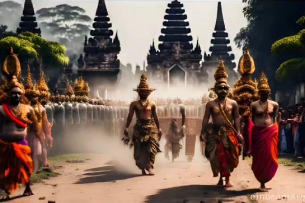 Pilu dan Diselimuti Kesedihan, Begini Gambaran Istana Majapahit saat Raden Wijaya Mangkat