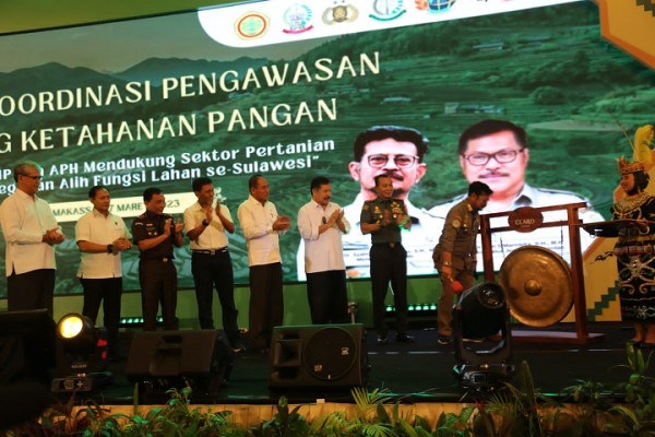 Cegah Alih Fungsi Lahan, Mentan Syahrul Yasin Limpo Sinergi dengan APIP dan APH