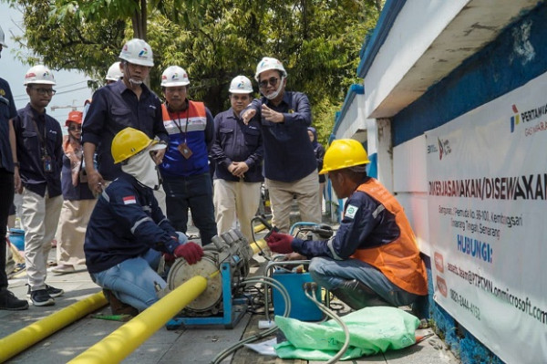 Pastikan Perluasan Pembangunan dan Manfaat Jargas, Komite BPH Migas dan PGN Monitoring Lapangan di Semarang