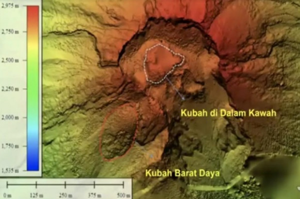 Gunung Merapi Semburkan Awan Panas Akibat Kubah Lava Barat Daya Runtuh