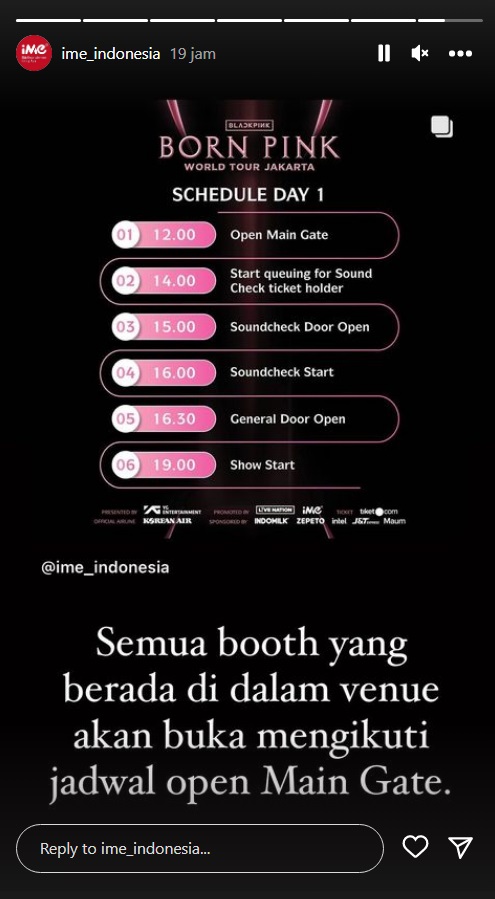 Konser BLACKPINK di GBK Digelar Hari Ini, Cek Jadwalnya!