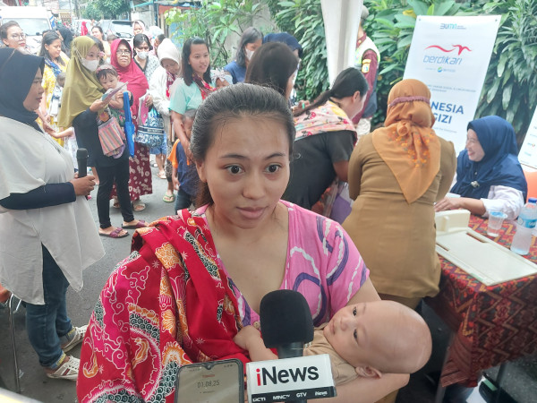 MNC Peduli dan PT Berdikari Salurkan Makanan Bergizi Cegah Stunting, Warga: Alhamdulillah, Kita Senang Banget