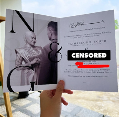 Nathalie Holscher Bagikan Undangan Pernikahan, Netizen Tak Percaya: Single Baru Kayaknya