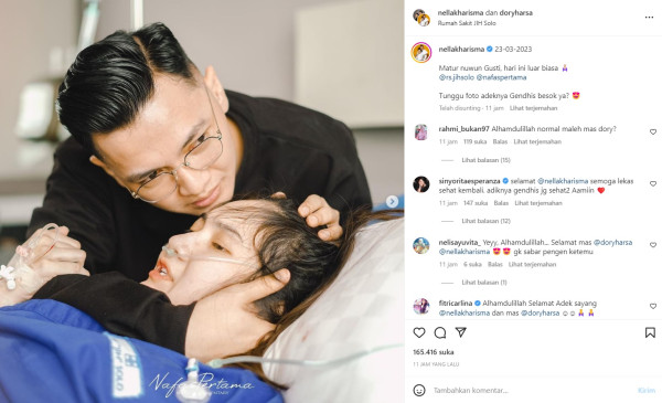 Nella Kharisma dan Dory Harsa Dikaruniai Anak Kedua