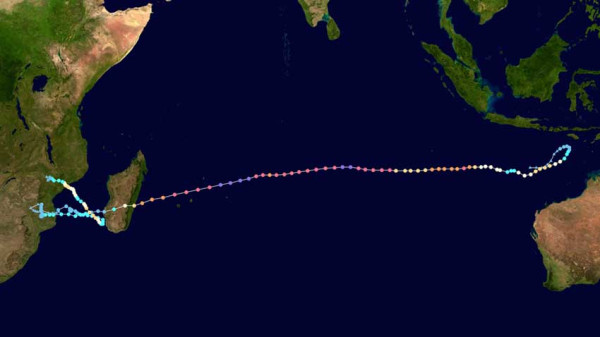 35 Hari Hantam Samudra Hindia, Topan Freddy Masuk Rekor Badai Terkuat dan Berumur Terpanjang