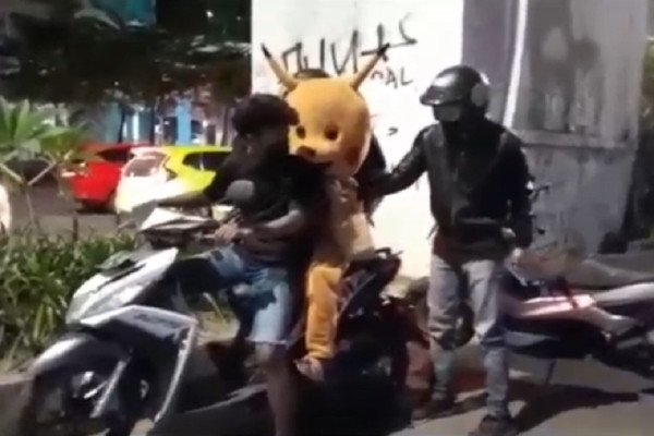Terjaring Razia Gabungan, Pengemis di Makassar Panik dan Menangis