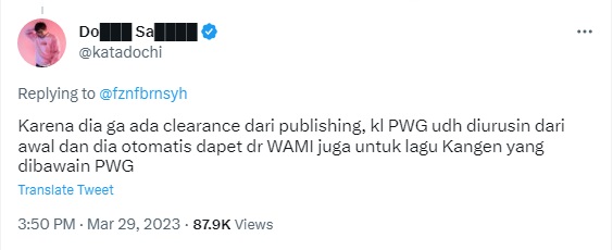 Hubungi Dochi Sadega, Ahmad Dhani Izinkan Pee Wee Gaskins Nyanyikan Lagu Dewa 19: Cuma Once yang Gue Larang