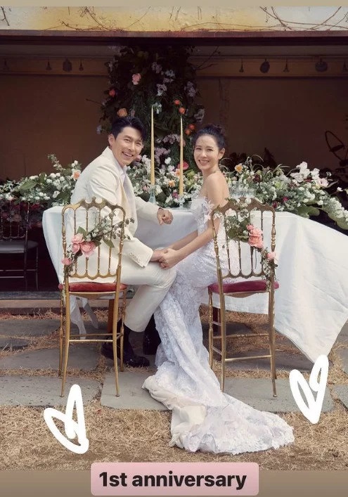 Son Ye Jin dan Hyun Bin Rayakan Anniversary 1 Tahun Pernikahan, Unggah Foto Romantis