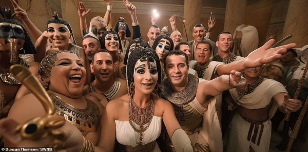 Astaga! AI Ciptakan Gambar Yesus, Napoleon, dan Cleopatra Berfoto Selfie