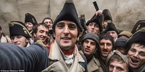 Astaga! AI Ciptakan Gambar Yesus, Napoleon, dan Cleopatra Berfoto Selfie