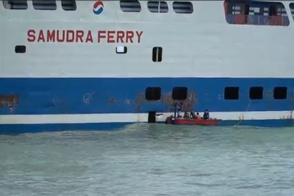 2 Kapal Feri Tabrakan di Pelabuhan Merak Dipicu Cuaca Buruk