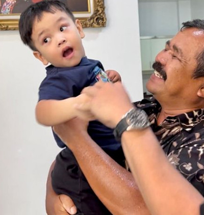 Momen Pertemuan Kembali Gala Sky dengan Ansori, Penyelamat saat Kecelakaan yang Tewaskan Orang Tuanya