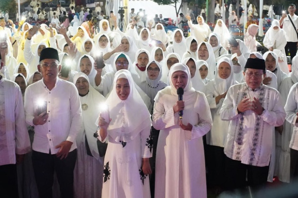 Pemkot Mojokerto Gelar Tabligh Akbar Peringatan Nuzulul Qur'an, Ini Pesan Gubernur Khofifah