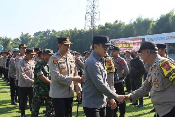 591 Personel Polisi Disebar ke 799 RW Wilayah Kota Bogor