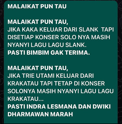 Ahmad Dhani Kembali Sindir Once Mekel, Kali Ini lewat Akun Resmi Dewa 19