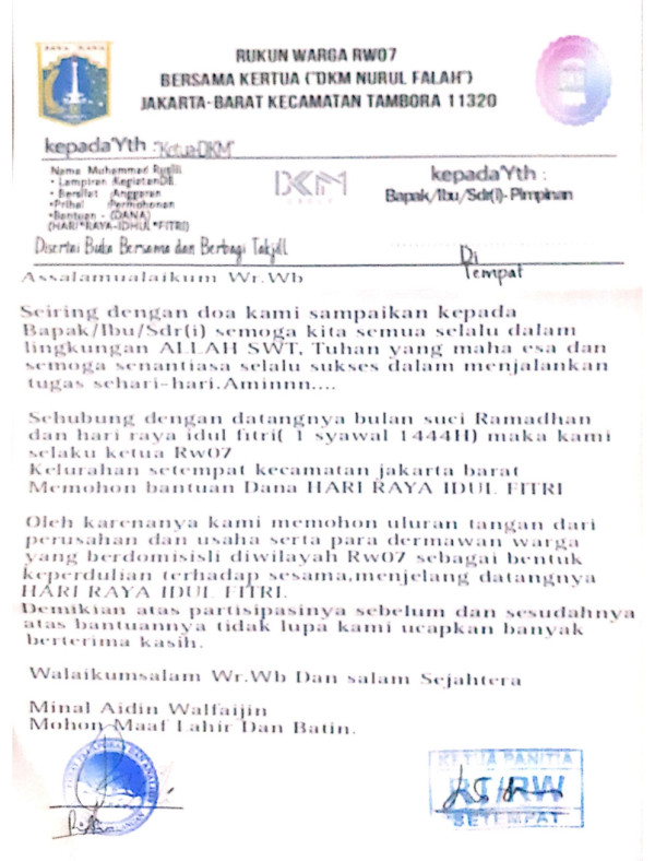 Minta THR ke Pengusaha, Pria Pengangguran Catut Nama Pengurus Masjid di Tambora