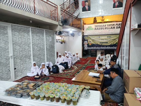 MNC Peduli dan MNC Bank Berikan Santunan dan Bukber di Yayasan Yatim Piatu Rasulullah SAW