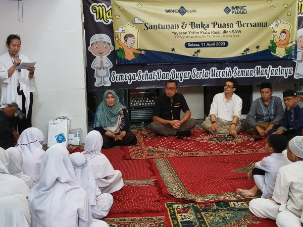Bahagianya Anak-anak Yayasan Yatim Piatu Rasulullah SAW Buka Puasa Bersama MNC Peduli dan MNC Bank