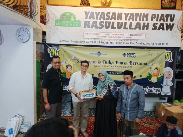 MNC Peduli dan MNC Bank Berikan Santunan dan Bukber di Yayasan Yatim Piatu Rasulullah SAW