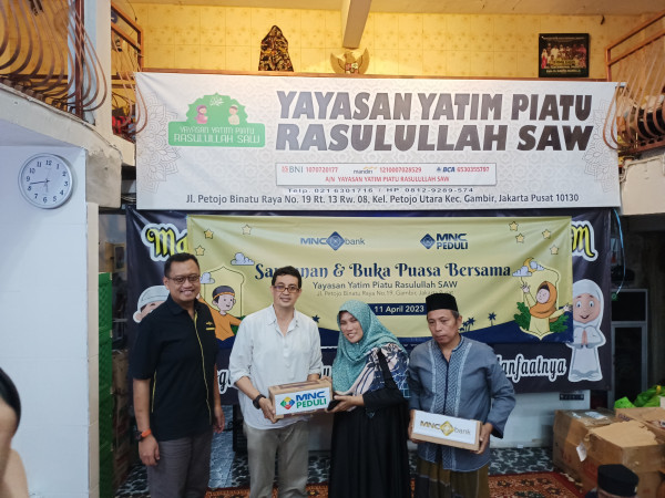 Bahagianya Anak-anak Yayasan Yatim Piatu Rasulullah SAW Buka Puasa Bersama MNC Peduli dan MNC Bank