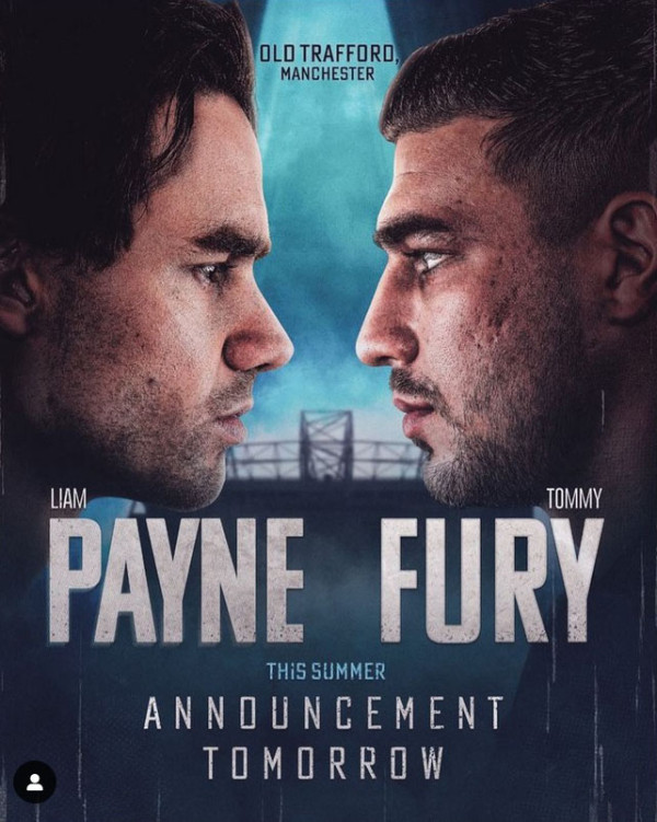 Kecele, Foto Liam Payne dan Tommy Fury Saling Melotot Bukan untuk Bertinju