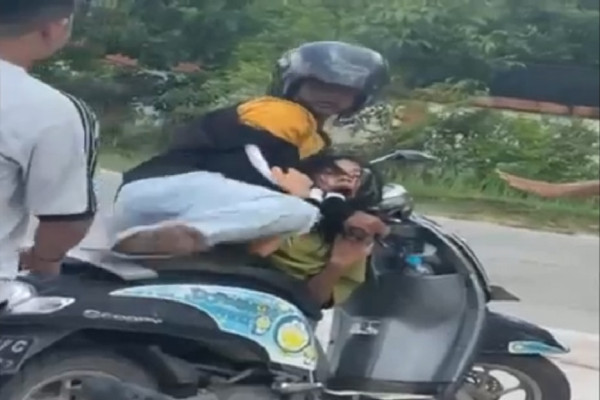 Katingan Gempar! Suami Sadis Aniaya Istri di Depan Umum hingga Viral di Medsos