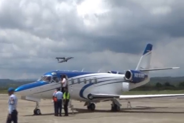 Cuaca Buruk, Jet Pribadi Tujuan Timor Leste Mendarat Darurat di Kupang NTT