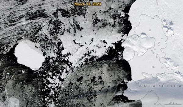 Lepas dari Gletser Kiamat Antartika, Bongkahan Es Sebesar Pulau Lombok Bergerak Liar