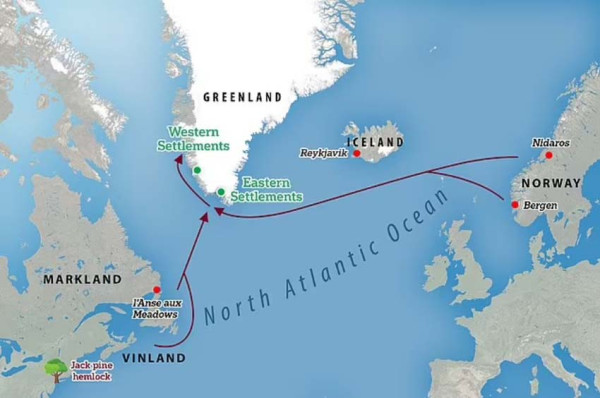 Penelitian Terbaru, Bangsa Viking Tiba di Amerika 500 Tahun sebelum Cristopher Columbus