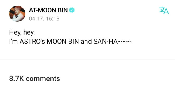 Profil Moonbin, Member ASTRO yang Meninggal dalam Usia 25 Tahun