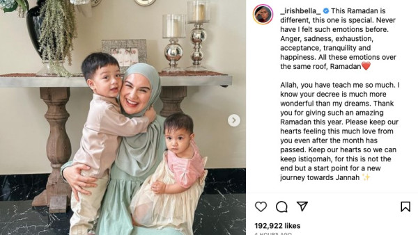 Rayakan Lebaran Tanpa Ammar Zoni, Curhatan Irish Bella Jadi Sorotan