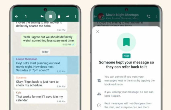 WhatsApp Hadirkan Fitur Baru Keep in Chat, Ini Fungsinya