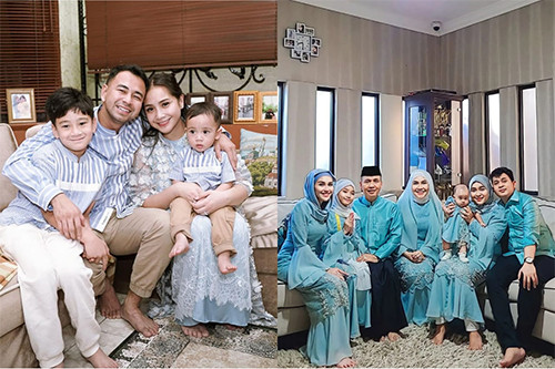 5 Adu Gaya Busana Nagita Slavina vs Ayu Ting Ting di Momen Lebaran 2023