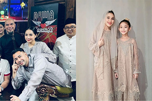 5 Adu Gaya Busana Nagita Slavina vs Ayu Ting Ting di Momen Lebaran 2023