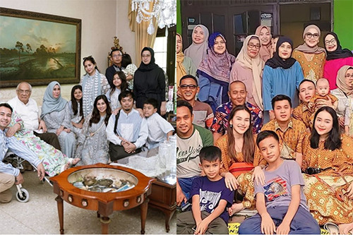 5 Adu Gaya Busana Nagita Slavina vs Ayu Ting Ting di Momen Lebaran 2023